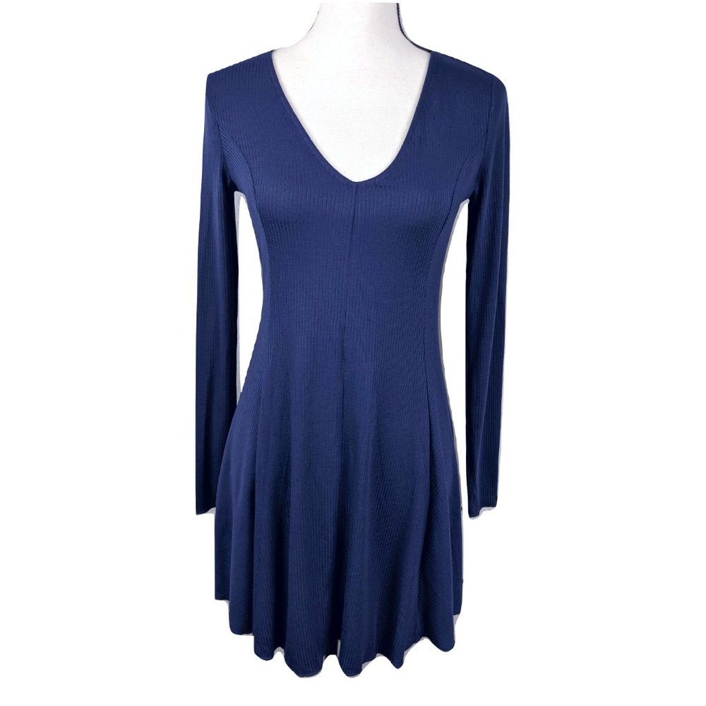 Love Fire Small V Neck Fit and Flare Dress